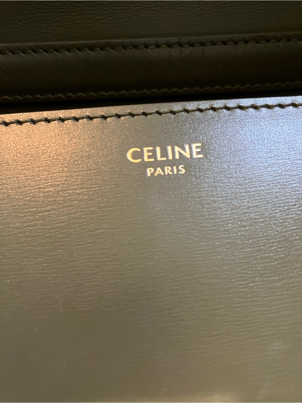 Celine Classic Box in Olive Green - Picture 10 of 15
